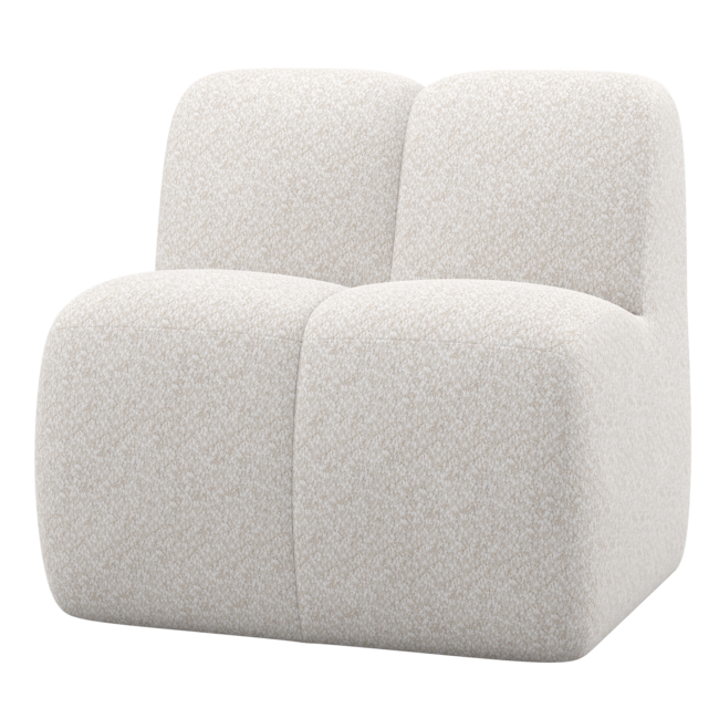 Woood Mojo Eetbank 84 Cm Met Rugleuning Wollig Ecru
