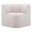 Woood Mojo Eetbank Hoek Met Rugleuning Boucle Ecru Melange