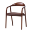 Woood Bran Eetkamerstoel Beukenhout Velvet Bruin [fsc]