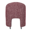Woood Cordo Eetkamerstoel Met Wielen Melange Bordeauxrood [fsc]
