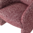 Woood Cordo Eetkamerstoel Met Wielen Melange Bordeauxrood [fsc]