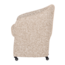 Woood Cordo Eetkamerstoel Met Wielen Melange Naturel [fsc]
