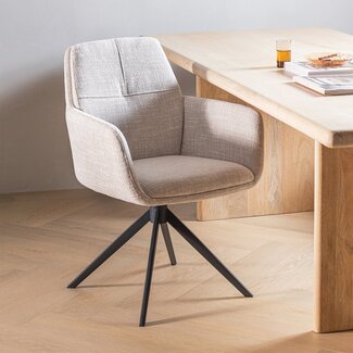 Woood Grant Eetkamerstoel Naturel Melange [fsc]