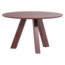 Woood Rhonda Eettafel O129 Cm Eiken Bordeauxrood [fsc]