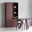 Woood Rhonda Eettafel O129 Cm Eiken Bordeauxrood [fsc]