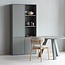 Woood Rhonda Eettafel O129 Cm Eiken Warmgrijs [fsc]