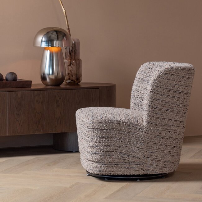 Woood Atty Draaifauteuil Grove Melange Beige [fsc]