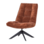 Woood Jouke Draaifauteuil Chenille Structuur Roestbruin [fsc]