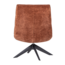 Woood Jouke Draaifauteuil Chenille Structuur Roestbruin [fsc]