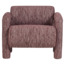 Woood Lenny Fauteuil Met Dessin Bordeauxrood