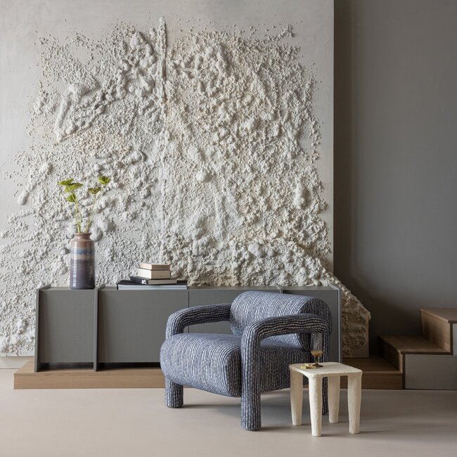 Woood Lenny Fauteuil Met Dessin Grijsblauw