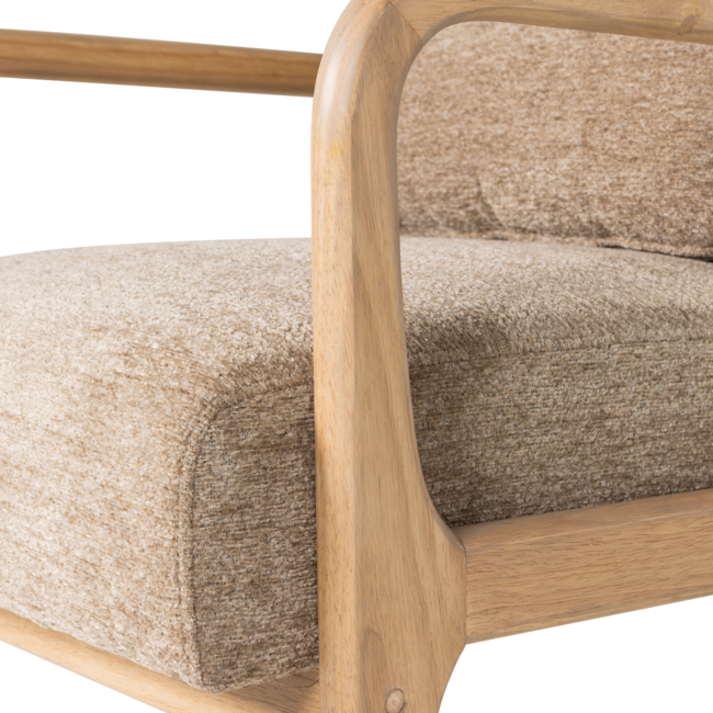Woood Mark Fauteuil Chenille Zand