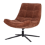 Woood Maudi Draaifauteuil Chenille Structuur Bruin