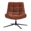Woood Maudi Draaifauteuil Chenille Structuur Bruin