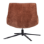 Woood Maudi Draaifauteuil Chenille Structuur Bruin