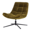 Woood Maudi Draaifauteuil Chenille Structuur Groen