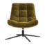 Woood Maudi Draaifauteuil Chenille Structuur Groen
