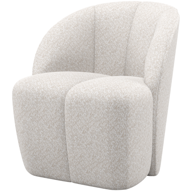 Woood Mojo Draaifauteuil Wollig Ecru