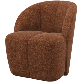Woood Mojo Draaifauteuil Wollig Roestbruin