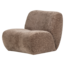 Woood Nomu Fauteuil Craquele Velvet Lichtbruin [fsc]