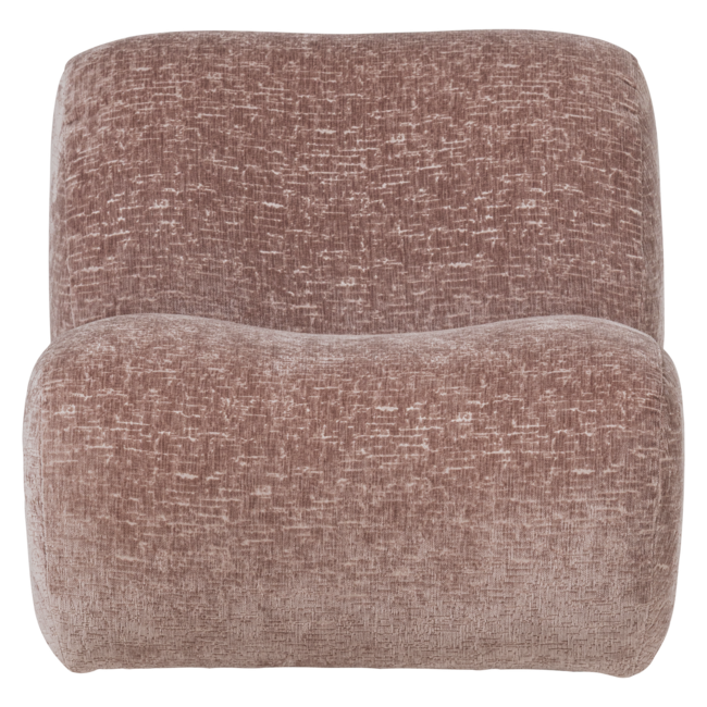 Woood Nomu Fauteuil Craquele Velvet Lichtroze [fsc]