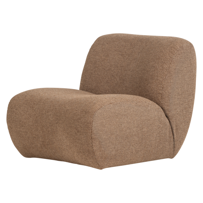 Woood Nomu Fauteuil Grove Chenille Lichtbruin [fsc]
