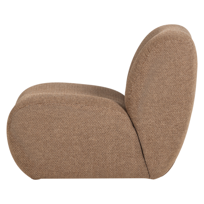 Woood Nomu Fauteuil Grove Chenille Lichtbruin [fsc]