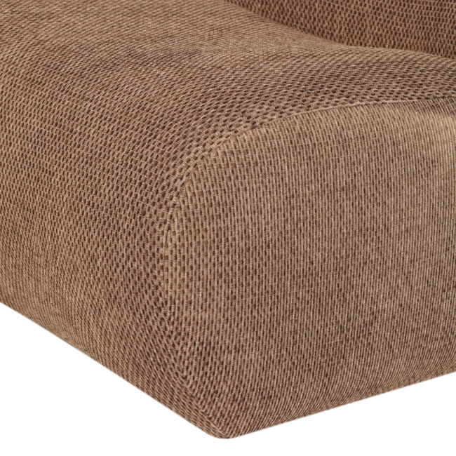 Woood Nomu Fauteuil Grove Chenille Lichtbruin [fsc]