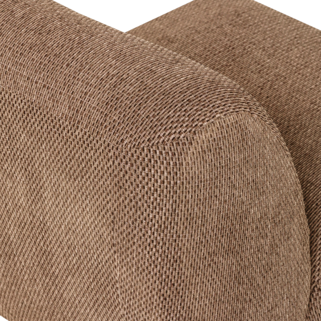 Woood Nomu Fauteuil Grove Chenille Lichtbruin [fsc]