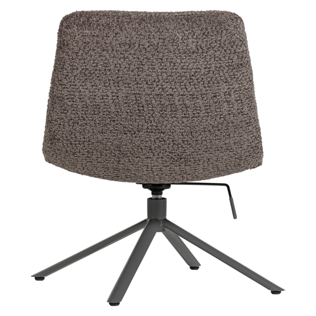 Woood Soren Verstelbare Draaifauteuil Wollig Bruin