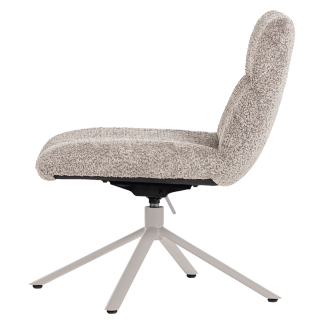 Woood Soren Verstelbare Draaifauteuil Wollig Grijs