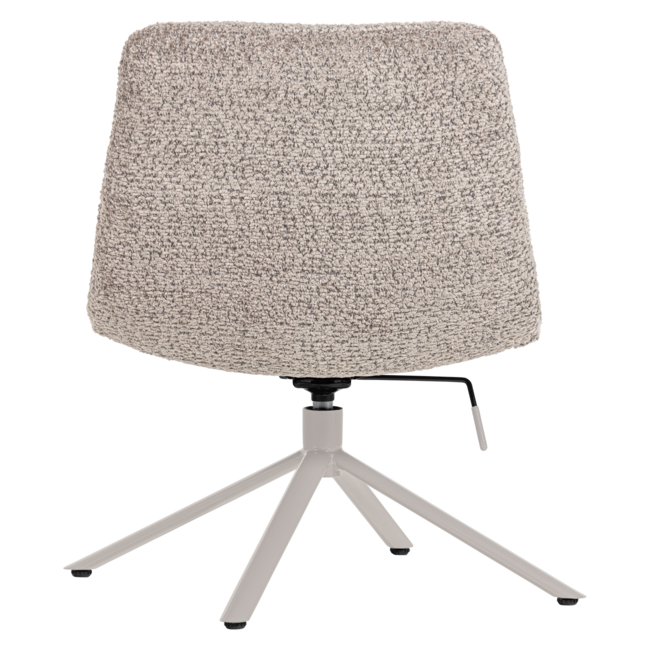 Woood Soren Verstelbare Draaifauteuil Wollig Grijs