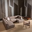 Woood Zano Fauteuil Hout Bruin Met Kelim Zitting Naturel