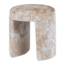 Woood Charlie Gestoffeerde Kruk Structuur Stof Beige [fsc]