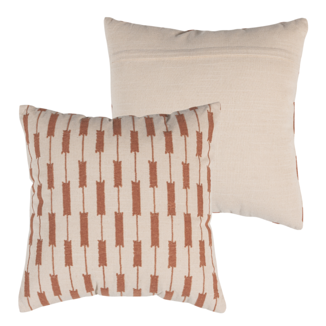 Woood Zena Kussens Roze/Roestbruin - Set Van 4