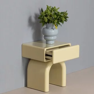 Woood Zorel Ladekast/Nachtkastje Hout Hoogglans Zachtgroen [fsc]