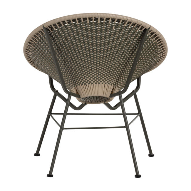 Woood Kazoun Tuin Loungestoel Wicker Groen