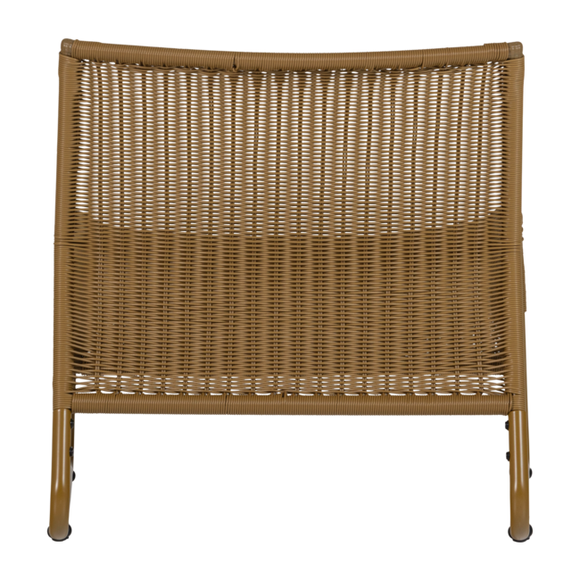 Woood West Tuin Loungestoel Honinggeel