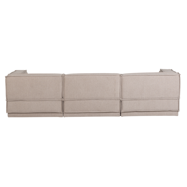 Woood Manu Chaise Longue Bank Links Grove Chenille Naturel [fsc]