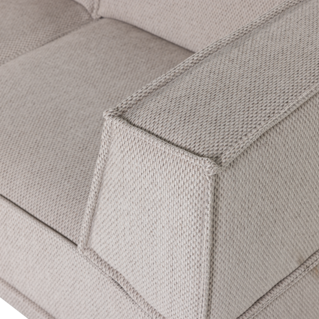 Woood Manu Chaise Longue Bank Links Grove Chenille Naturel [fsc]
