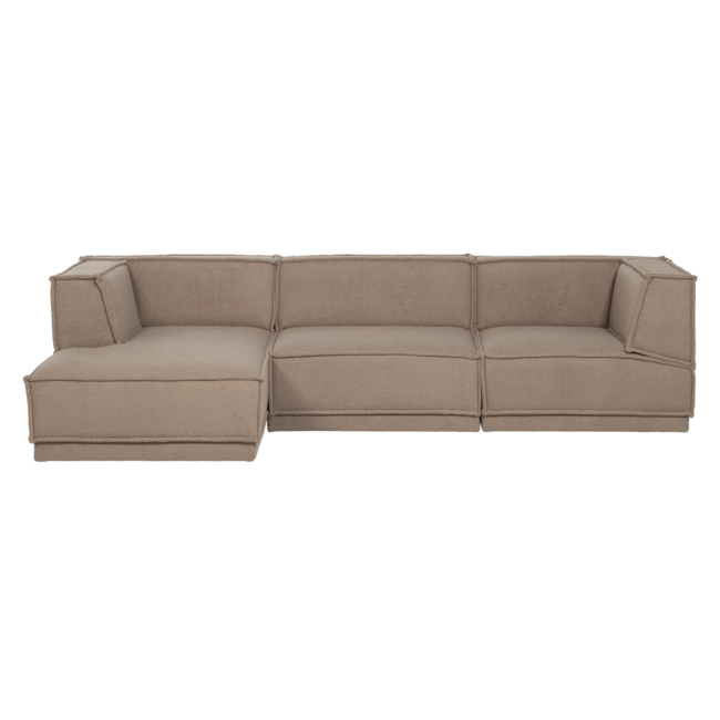 Woood Manu Chaise Longue Bank Links Teddy Taupe [fsc]