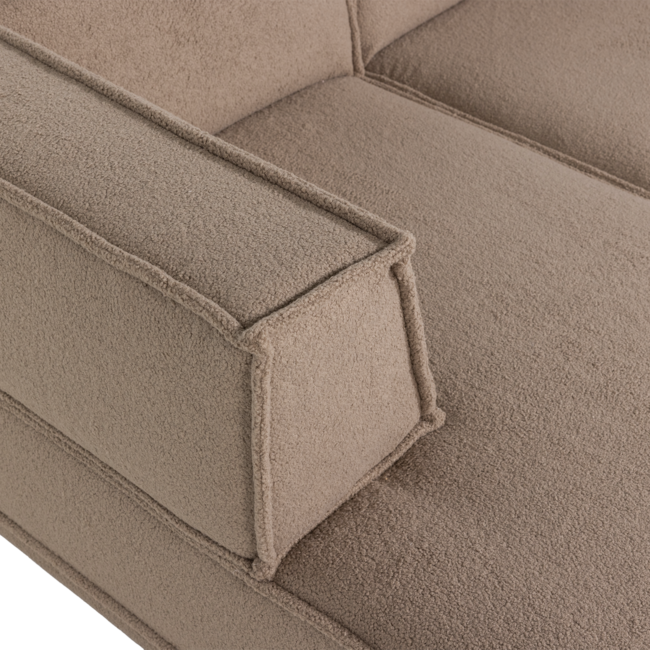 Woood Manu Chaise Longue Bank Links Teddy Taupe [fsc]