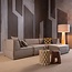 Woood Manu Chaise Longue Bank Rechts Grove Chenille Naturel [fsc]