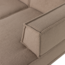 Woood Manu Chaise Longue Bank Rechts Teddy Taupe [fsc]