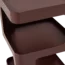 Woood Riv Bijzettafel/Nachtkastje Metaal Paars/Bruin