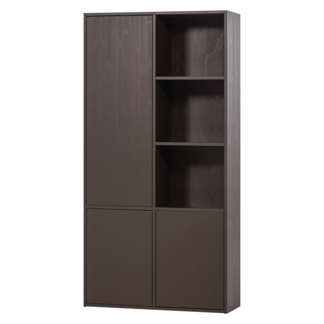 Woood Meggy Opbergkast Links 108 Cm Grenen Middenbruin [fsc]