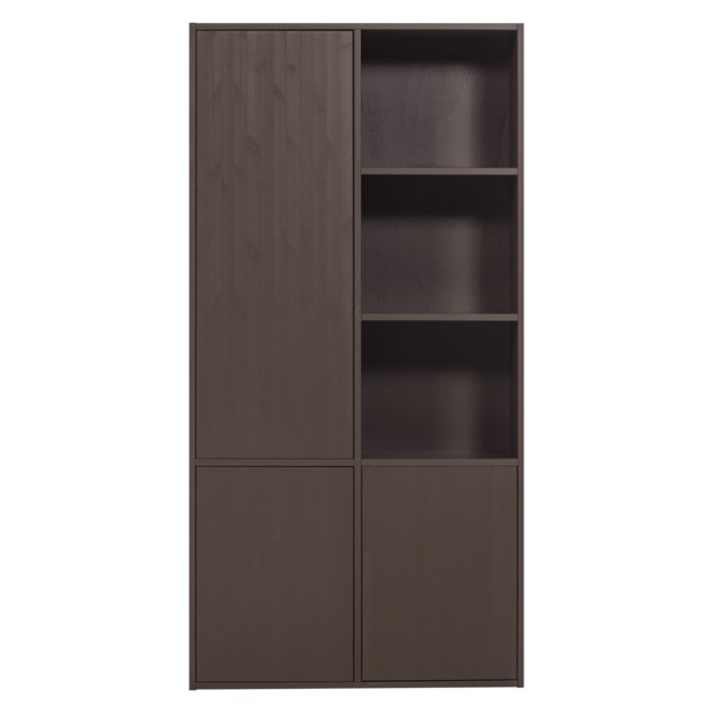 Woood Meggy Opbergkast Links 108 Cm Grenen Middenbruin [fsc]