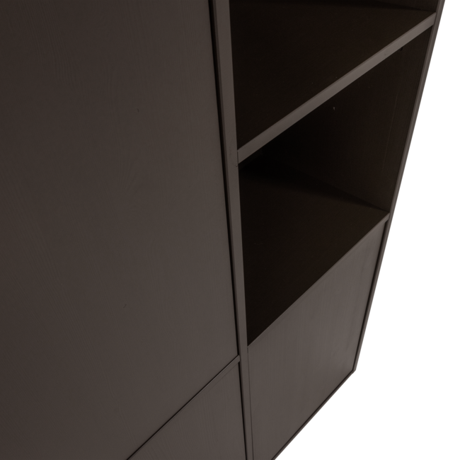 Woood Meggy Opbergkast Links 108 Cm Grenen Middenbruin [fsc]