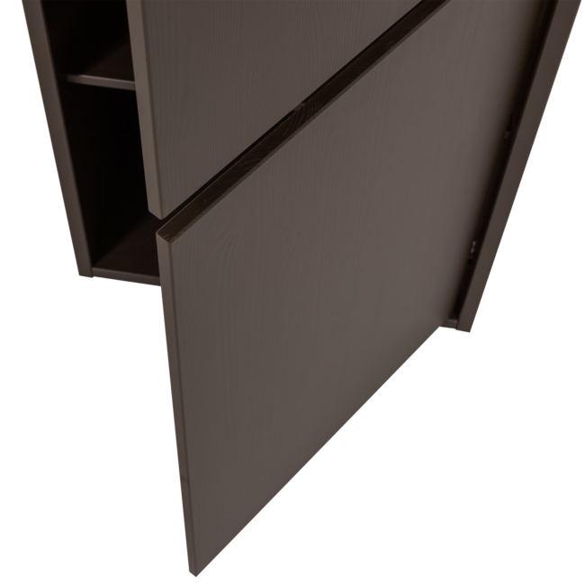 Woood Meggy Smalle Opbergkast 55 Cm Grenen Middenbruin [fsc]