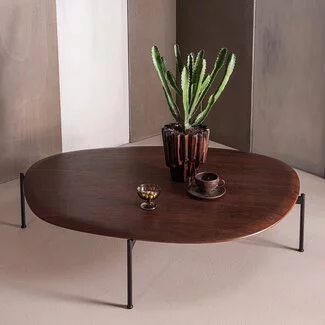 Woood Kota Salontafel 26x121x79 Cm Mdf/Fineer Bruin